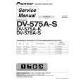 PIONEER DV575A/S/K Service Manual cover photo