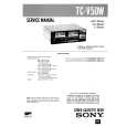 SONY TCV50W Service Manual cover photo