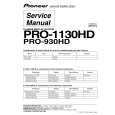 PIONEER PRO-930HD Service Manual cover photo