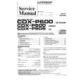 PIONEER CDXP600 Service Manual cover photo