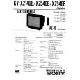 SONY KVX2540B Service Manual cover photo