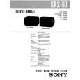 SONY SRS67 Service Manual cover photo