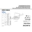 SONY VGNA190 Service Manual cover photo