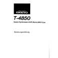 ONKYO T4850 Owner's Manual cover photo