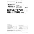 PIONEER KEH1700 X1M/EW Service Manual cover photo