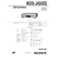 SONY MDS-JA50ES Owner's Manual cover photo