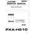 ALPINE PXA-H510 Service Manual cover photo