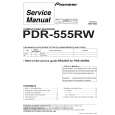 PIONEER PDR-555RW Service Manual cover photo