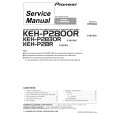 PIONEER KEH-P2800R/X1P/EW Service Manual cover photo