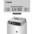 CANON LV-S2 Owner's Manual cover photo