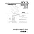 SONY CPDE230 Service Manual cover photo