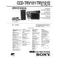 SONY CCD-TRV101 Owner's Manual cover photo