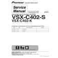 PIONEER VSX-C402-K/MYXU Service Manual cover photo