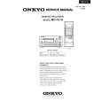 ONKYO MD-101A Service Manual cover photo