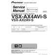PIONEER VSX-AX2AS-S/FXJ Service Manual cover photo