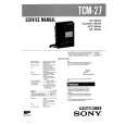 SONY TCM27 Service Manual cover photo