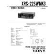 SONY XRS-22SWMK3 Service Manual cover photo