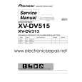 PIONEER XV-DV313 Service Manual cover photo