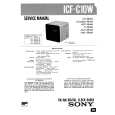 SONY ICFC10W Service Manual cover photo