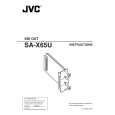 JVC SA-X65U Owner's Manual cover photo