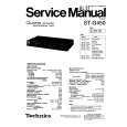 TECHNICS STG450 Service Manual cover photo