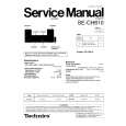 TECHNICS SECH610 Service Manual cover photo