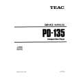 TEAC PD-135 Service Manual cover photo