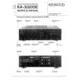 KENWOOD KA3020SE Service Manual cover photo