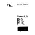 NAKAMICHI PA7AII Service Manual cover photo
