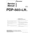 PIONEER PDP-S03-LR Service Manual cover photo