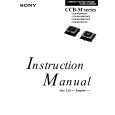SONY CCBM25 Owner's Manual cover photo