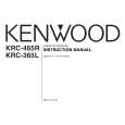 KENWOOD KRC-365L Owner's Manual cover photo