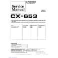 PIONEER CX653 Service Manual cover photo