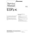 PIONEER S-DF2-K Service Manual cover photo