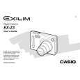 CASIO EXZ3 Owner's Manual cover photo