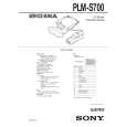 SONY PLMS700 Service Manual cover photo
