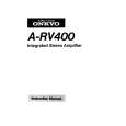 ONKYO A-RV400 Owner's Manual cover photo