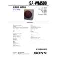 SONY SAWM500 Service Manual cover photo