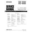 AIWA XC550 Service Manual cover photo