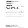 PIONEER DV-271-S Service Manual cover photo