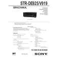 SONY STRDE925 Owner's Manual cover photo
