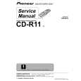 PIONEER CD-R11/E Service Manual cover photo