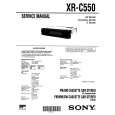 SONY XRC550 Service Manual cover photo