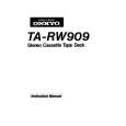 ONKYO TARW909 Owner's Manual cover photo