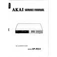 AKAI APM33 Service Manual cover photo