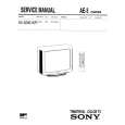 SONY KVS2951KR Service Manual cover photo