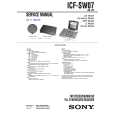 SONY ICFSW07 Service Manual cover photo