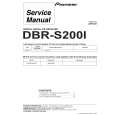 PIONEER DBR-S200I/NYXK/IT Service Manual cover photo