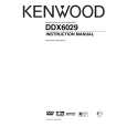 KENWOOD DDX6029 Owner's Manual cover photo