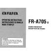 AIWA FRA705 Owner's Manual cover photo